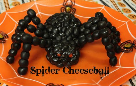 Candy Corn MandM’s Sugar Cookie Dough Desserts a Roundup of Spooky Treats! Halloween Cheeseballs, Spiderweb Snacks, Spider Appetizers, Spider Cheeseball, Spider Cheese Ball Halloween, Spider Cheese Ball, Halloween Cheeseball, Spider Dip Bowl, Halloween Bean Dip Spider Webs