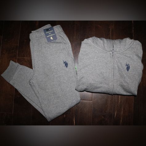 Nwt! Boys Zip Hoodie & Sweatpants Size - Kids 8 (M) Polo Zip Up, Polo Sweatsuit, Polo Fits, Nike Sweatsuit, Boys Plaid Shirt, Nautical Shirt, Jeans And Hoodie, Ralph Lauren Hats, Latina Outfits