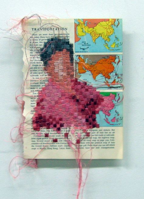 Sculpture Textile, Frida Art, Contemporary Embroidery, Thread Art, Children Book, Unique Book, Cover Book, Dream Design, Art Textile