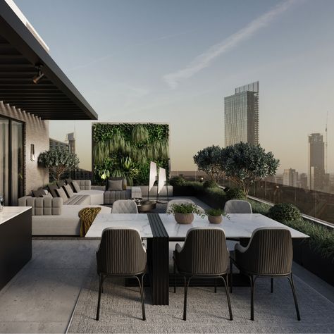 Create your own rooftop retreat with the Magna Outdoor Floor Lamps, Charla Outdoor Dining Chairs, and Vertigo Outdoor Dining Table. How would you design your perfect outdoor dining experience? Explore the Ultimate Outdoor Living Book. Tap the link in our bio. LUXXU – defining luxury outdoor spaces. #outdoorliving #luxuryoutdoor #ultimateoutdoorliving #summerdesign #lifestylebyluxxu #covethouse #housegoals #luxuryapartment #luxuryapartments #luxuryproperty #luxuryrealestate #townhouses #outd... Luxury Outdoor Spaces, Rooftop Dining, Grey Dining Tables, Luxurious Interior Design, Outdoor Lounge Area, Dream Apartment Decor, Unique Interior Design, Outdoor Floor Lamps, Terrace Design