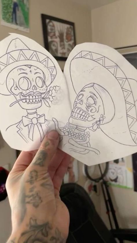 Mexican Wrist Tattoo, Skeleton Mariachi Tattoo, Dia De Los Muertos Tattoo Ideas Woman, Tattoo Ideas Mexican, Dia De Los Muertos Tattoo Ideas, Latino Tattoos, Mexican Tattoo For Women, Mariachi Tattoo, Mexico Tattoo Ideas