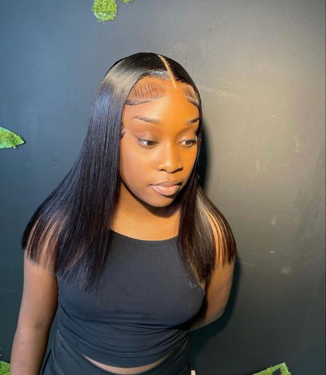 Tracks Hairstyles Sew Ins Black Women, Melted Lace, Wig Installs, Blonde Highlights On Dark Hair, Frontal Wig Hairstyles, Stunning Hairstyles, Quick Weave Hairstyles, Sew Ins, Frontal Hairstyles