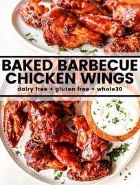 Baked Barbecue Chicken Wings Gluten Free Chicken Wings, Paleo Chicken Wings, Baked Barbecue Chicken, Bbq Wings Recipe, Chicken Wing Marinade, Healthy Barbecue, Oven Chicken Wings, Paleo Bbq, Barbecue Chicken Wings