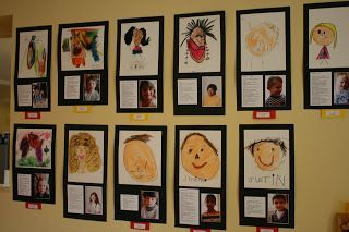 Good idea for a self portrait display- take kids pics to go with their self portrait معرض فني, Reggio Inspired Classrooms, Reggio Classroom, Beginning Of Year, Reggio Inspired, Beginning Of The School Year, Kindergarten Art, Beginning Of School, Preschool Classroom