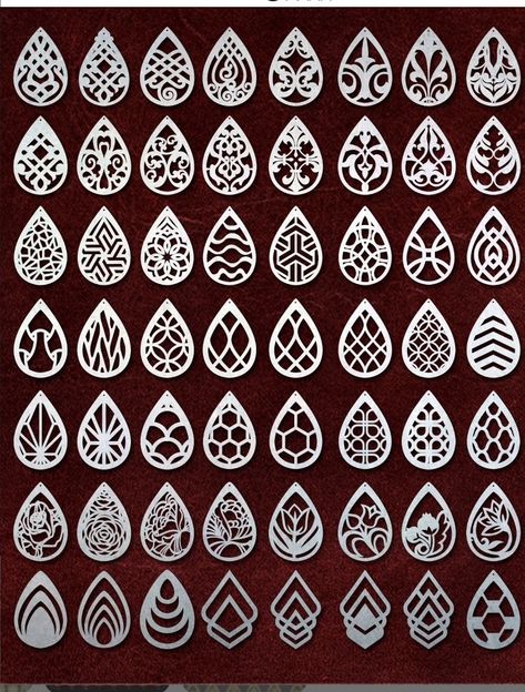 Maori Symbols, Diy Laser Engraver, Jewelry Template, Glow Forge, Laser Cut Wood Crafts, Laser Engraved Ideas, Jewellery Design Sketches, Laser Cut Jewelry, Laser Cut Earrings