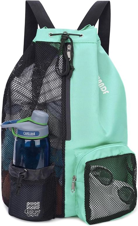 Amazon.com: WANDF Swim Bag Mesh Drawstring Backpack with Wet Pocket Beach Backpack for Swimming, Gym, and Workout Gear (Pink) : Sports & Outdoors Beach Backpack, Swim Bag, Workout Gear, Drawstring Bag, Drawstring Backpack, Water Bottle, Swimming, Mesh, Gym