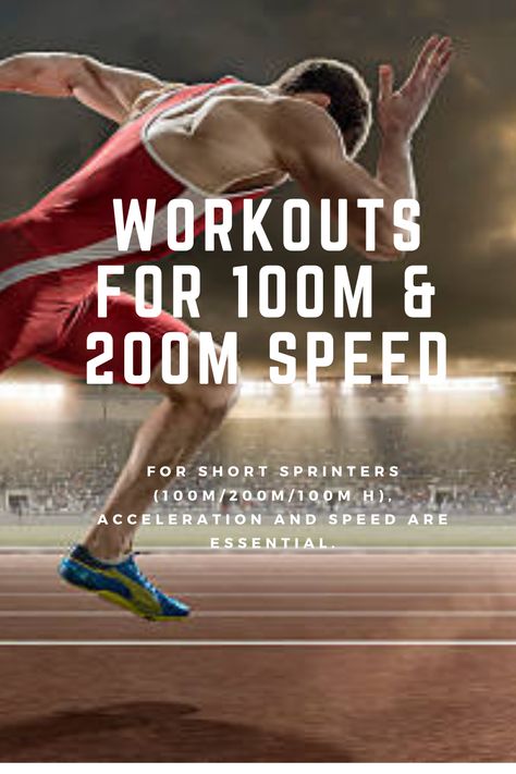 For short sprinters (100m/200m/100m H), acceleration and speed are essential. To become a faster sprinter, you need to come out of the blocks with great acceleration. Once you reach your maximum speed, the athlete must maintain it throughout the rest of their race. For the best results, you should run these workouts at the described pace and distance with extreme focus and a competition mindset. It is essential to do the type of sprinting you will be doing in competition during practice. Sprinter Workouts Track And Field, Sprinters Workout Track And Field, 100m Sprint Training, Track Workout Training Sprint, Running Sprints Workout, Track Sprinter Workouts, Track Speed Workouts, Sprint Workouts Track, Speed Running Workouts