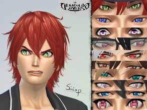 Sims 4 Anime - Diabolik Lovers: Eyes Set. Sakamaki Brothers, Mukami Brothers, Sims 4 Eyes, Uraraka Cosplay, Anime Diabolik Lovers, Cc Eyes, Sims Finds, Sims 4 Cc Eyes, Yui Komori