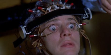 A Clockwork Orange And 8 Other Movies With Terrifying Eye Scenes | Cinemablend Clockwork Orange Eyes, Clockwork Orange Film, Alex Wallpaper, Alex Delarge, A Clockwork Orange, Good Movies On Netflix, Orange Chair, Eye Surgery, Clockwork Orange