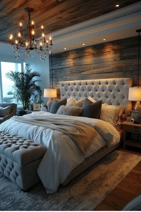 Beautiful Bedrooms Master Luxury Modern, Bedroom Decor Ideas Gray, Owners Suite Master Bedrooms, Hotel Vibe Bedroom, Bayou House, Book Bedroom, Girls Apartment, Bedrooms For Couples, Home Decor For Bedroom