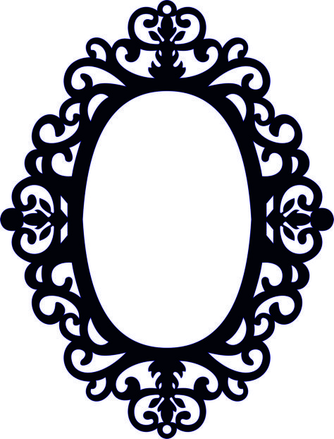 Marcos de cuadros Mirror Vector, Baroque Frame, Silhouette Frames, Baroque Frames, Stencil Patterns, Borders And Frames, Scroll Saw Patterns, Silhouette Art, Scroll Saw