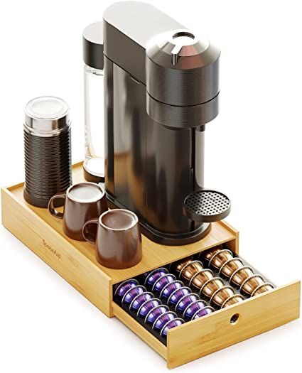 Nespresso Pod Holder, Coffee Pods Drawer, Coffee Organization, Coffee Counter, Coffee Pod Storage, Nespresso Vertuo, Nespresso Pods, Capsule Holder, Plastic Alternatives