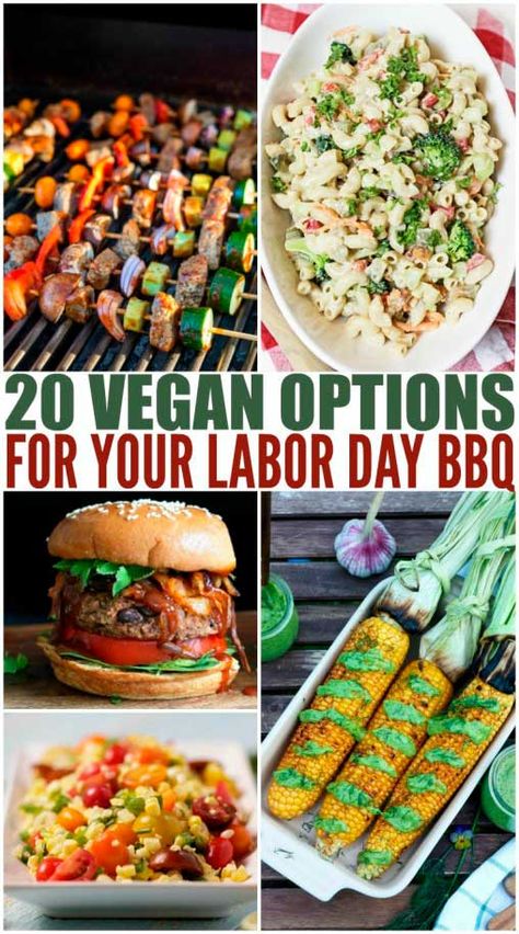 20 Vegan Options For Your Labor Day BBQ - Plant Based Cooking Vegan Labor Day Recipes, How To Grill Vegetables, Labor Day Bbq, Cookout Ideas, Grill Vegetables, Cookout Menu, Health Meal Prep, Potato Salads, Vegan Holiday Recipes