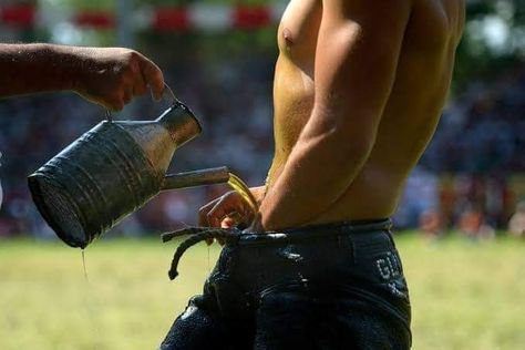 Turkish Oil Wrestling Men, Oil Wrestling, Olive Oil, Wrestling, Sports, Quick Saves