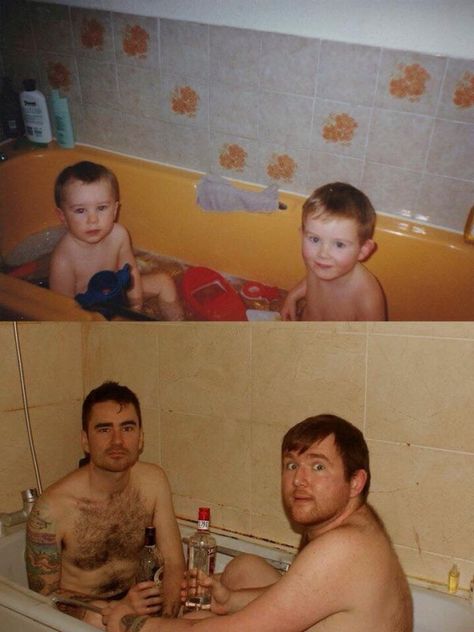 Then vs. Now Family Photos Ikea Inspiration, Then And Now Photos, Then Vs Now, Age Photos, Poor Family, Rich Family, Cute Couple Wallpaper, Couple Wallpaper, Book Nooks