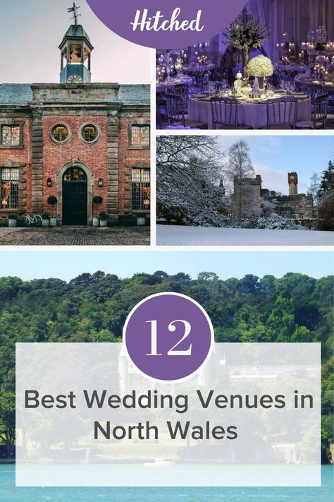 If panoramic views, green landscapes and majestic mountains are on your checklist of wedding venue must-haves, you're going to want to consider looking at wedding venues in North Wales. Home to Snowdonia National Park, countless picturesque valleys and over 50 lakes, it's no wonder couples who want to 'get away from it all' are choosing to have their weddings in North Wales. Best Places To Get Married, Wales Wedding, Welsh Countryside, Green Landscapes, Smallest Wedding Venue, Snowdonia National Park, Cheap Wedding Venues, Country House Hotels, Castle Hotel