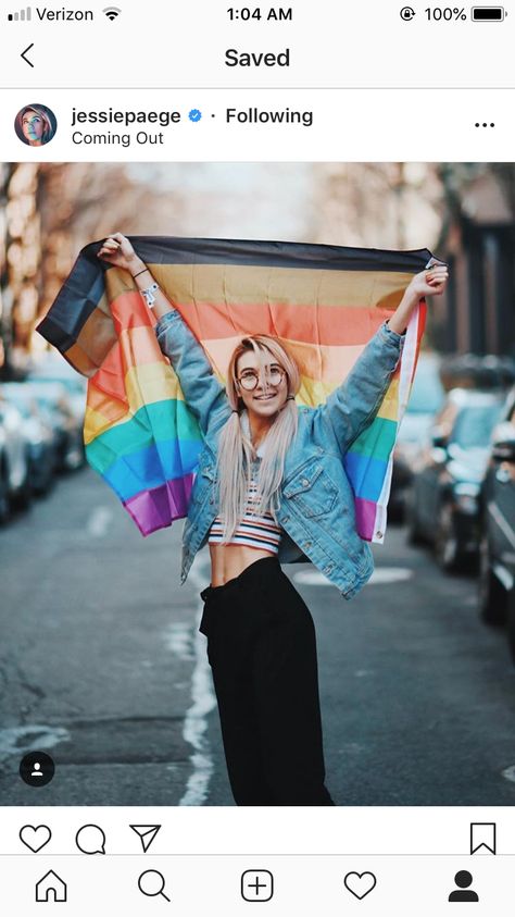 Flag Photoshoot, Shannon Taylor, Finally Free, Jessie Paege, Make Up Looks, Lgbtq Pride, 24 Years Old, Pose Reference Photo, Pride Month