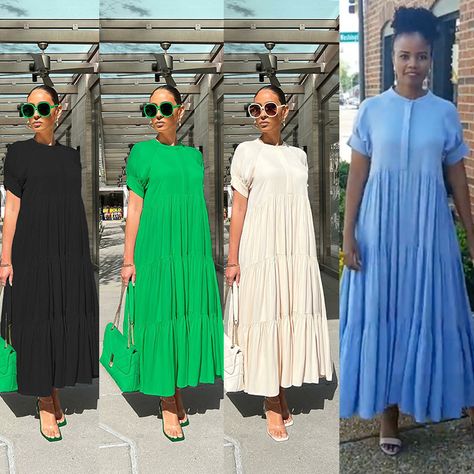 Knitting Dress, Church Attire, Spring Dresses Women, Plus Size Fall Outfit, Maxi Dresses Fall, Tiered Midi Dress, Knitted Dress, Maxi Dresses Casual, Women Clothes