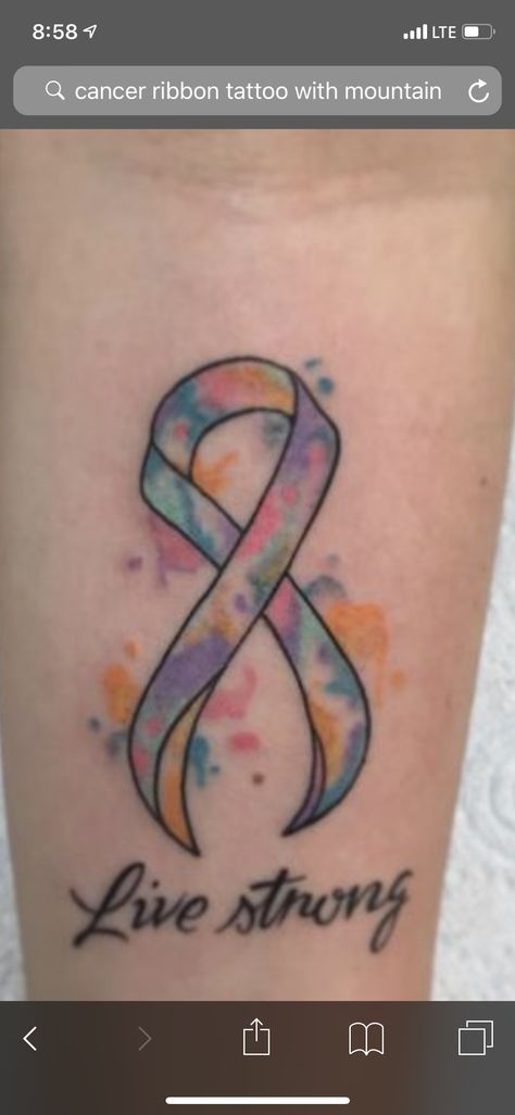 Watercolor Ribbon Tattoo, Ribbon And Semi Colon Tattoo, Leukima Tattoos Ideas, Watercolor Butterfly Semicolon Tattoo, Butterfly Awareness Ribbon Tattoo, Watercolor Awareness Ribbon Tattoo, Watercolor Ribbon, Ribbon Tattoos, Orange Ribbon