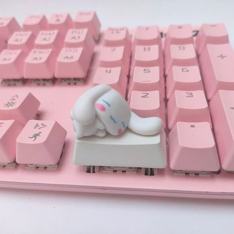 Kawaii Keycaps For Mechanical Keyboard Caps Accessories Personality Cartoon Anime Model Key Cap Three dimensional R4 PBT Keycap|Mice & Keyboards Accessories| - AliExpress Pink Computer, Kawaii Games, Keyboard Keys, Keyboard Accessories, Key Cap, Key Caps, Gaming Room Setup, Gamer Room, Aesthetic Things