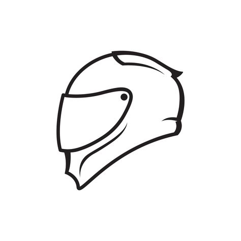 plantilla de diseño de logotipo de vector de casco de motocicleta Moto Helmet Tattoo, Motorbike Helmet Tattoo, Motorcycle Logo Design Graphics, Bike Helmet Tattoo, Motorcycle Helmet Tattoo Design, Small Motorcycle Tattoo, Motorcycle Helmet Tattoo, Biker Tattoo Design, Motorcycle Helmet Drawing