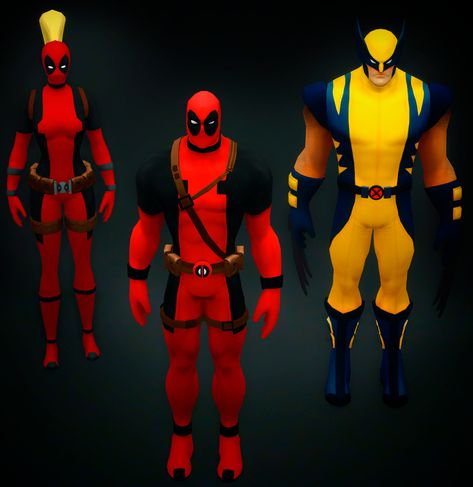 Wolverine Sims 4 Cc, Sims 4 Deadpool Cc, Deadpool Sims 4 Cc, Sims 4 Costumes, Download Sims, Deadpool Wolverine, Sims Mods, Blog Design, Sims 4 Mods