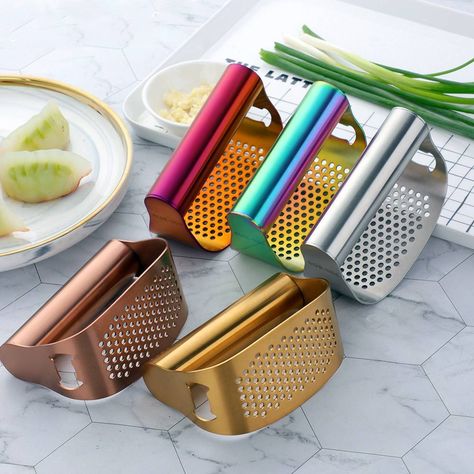 Kitchenware - Area Collections Garlic Presser, Garlic Mincer, Garlic Crusher, Electric Milk Frother, Tongs Kitchen, Metal Bottles, Crushed Garlic, Cook At Home, Stainless Steel 304