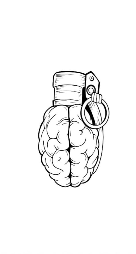 Overthinker Drawing Ideas, Tattoo For Overthinker, Emotion Tattoo Ideas, Overthinking Tattoos Simple, Patch Work Tattoo Ideas Men, Over Thinking Tattoo Ideas, Thinking Tattoo Ideas, Simple Sleeve Tattoos For Guys, Brain Overthinking Art