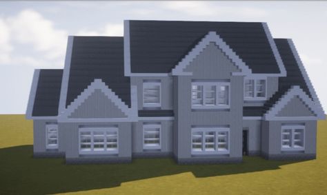 Minecraft Suburbs House, Minecraft Houses Suburban, Minecraft Neighborhood, Minecraft Suburban House, Casas Do Minecraft, Minecraft Build House, Minecraft Castle Designs, Minecraft Modern City, Modern Minecraft