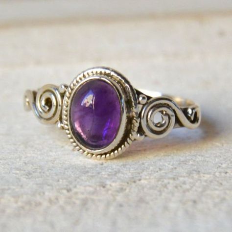 Amethyst Ring, Dainty Silver Ring, Silver Amethyst Ring, Silver Jewelry, Amethyst Jewelry, Anniversary Gift, Christmas Gift, Purple Stone Ring, Handmade Ring, Gemstone Ring, Silver Ring Amethyst Ring Silver, Oval Amethyst Ring, Dainty Silver Ring, Purple Stone Ring, Purple Stone Rings, Dainty Style, Hippie Rings, Purple Amethyst Ring, Rose Quartz Ring