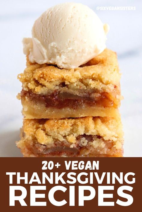 Thanksgiving Desserts Vegan, Six Vegan Sisters, Tofu Dessert, Vegan Thanksgiving Dessert, Dessert Recipes Cookies, Vegan Holiday Recipes, Vegan Holiday, Vegan Thanksgiving Recipes, Vegan Bakery