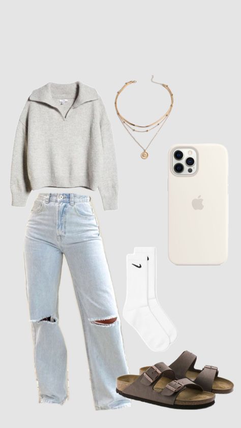 School Shopping Clothes, Cute Outfits With Jeans, Outfit Inspo Casual, Trendy Outfits For Teens, Cute Lazy Day Outfits, Cute Lazy Outfits, Casual School Outfits, Cute Preppy Outfits, Easy Trendy Outfits