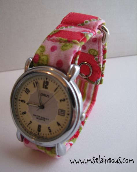 Lots of Stashbusters patterns:  Ms. Elaineous Teaches Sewing: Patterns Diy Watch Band, Hippie Watch, Jewelry 2022, Sewing Patchwork, Basic Quilt, Sewing Gifts, Bracelet Tutorial, Sewing Project, Fabric Jewelry