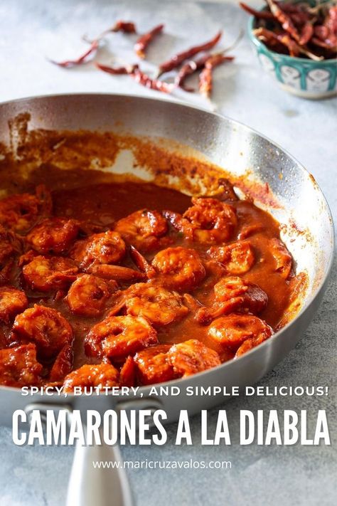 Shrimp A La Diabla Recipe, Shrimp Diablo Recipe Mexican, Camarones A La Diabla Recipe, Diablo Shrimp, Mexican Shrimp Recipes, Tequila Party, Spicy Shrimp Recipes, Traditional Mexican Dishes, Chipotle Peppers