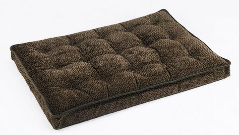 Bowsers 8038 Luxury Crate Mattress Dog Bed, Small, Chocolate Bones ** Discover this special dog product, click the image : Dog crates Space Saver Bed, Luxury Pet Beds, Mattress Dog Bed, Wire Crate, Designer Upholstery Fabric, Crate Mat, Pet Crate, Tufted Cushion, Luxury Pet