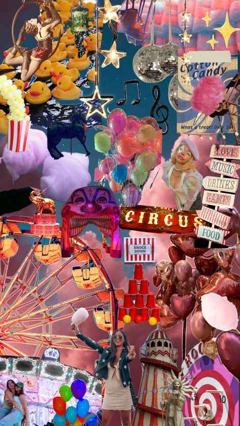 #carnival Carnival Mood Board, Carnival Core, Rishi Vibhuti, Aesthetic Carnival, Retro Carnival, Circus Food, Summer Carnival, Goth Subculture, Vulture Culture