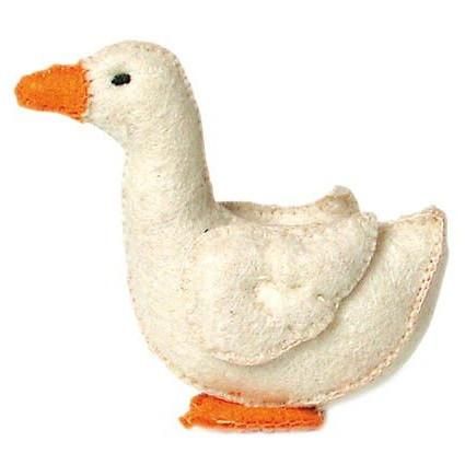 duck Felt Goose, Origami Sewing, Felt Farm Animals, Christmas Ornaments Crafts, Felt Plush, Ornaments Crafts, Painting Glassware, Felt Craft, Felt Christmas Ornaments