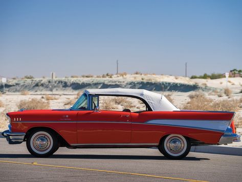 1957 Chevrolet Bel Air 'Fuel Injected' Convertible | Arizona 2016 | RM Sotheby's 1957 Chevrolet Bel Air, 1957 Chevy Bel Air, 1957 Chevy, 1957 Chevrolet, Chevy Bel Air, Classic Sports Cars, Sweet Cars, Chevrolet Bel Air, Convertible Top