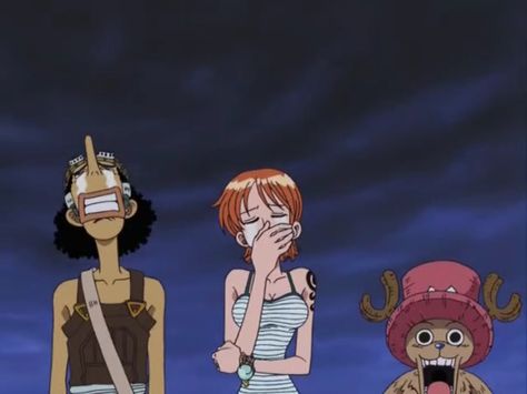 One Piece Weakling Trio, Nami Chopper Usopp, Usopp Nami Chopper, Coward Trio One Piece, Usopp And Nami Icon, Nami And Usoop, Usopp X Nami, Nami X Usopp, One Piece Trio