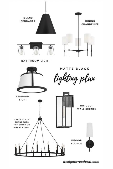 Open Plan Kitchen Lighting Ideas, Pendant And Chandelier Combinations, Dining And Kitchen Light Pairing, Transitional Open Floor Plan, Whole House Lighting Plan, Modern Farmhouse Chandelier Dining Rooms, Modern Farmhouse Island Lighting, Marketing Themes, Whole House Lighting