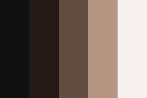 Black And White Color Palette, Nude Color Palette, White Color Palette, Monochrome Makeup, Dark Color Palette, Black Color Palette, Email Examples, Coloring Images, Color Palette Challenge