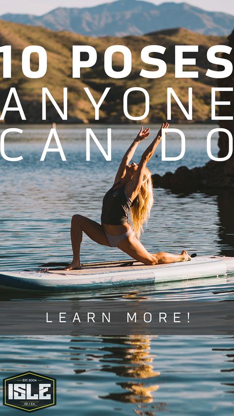 Paddle Board Yoga Poses, Paddle Boarding Pictures, Sup Girl, Simple Poses, Paddle Board Yoga, Sup Stand Up Paddle, Sup Yoga, Standup Paddle Board, Easy Yoga Poses