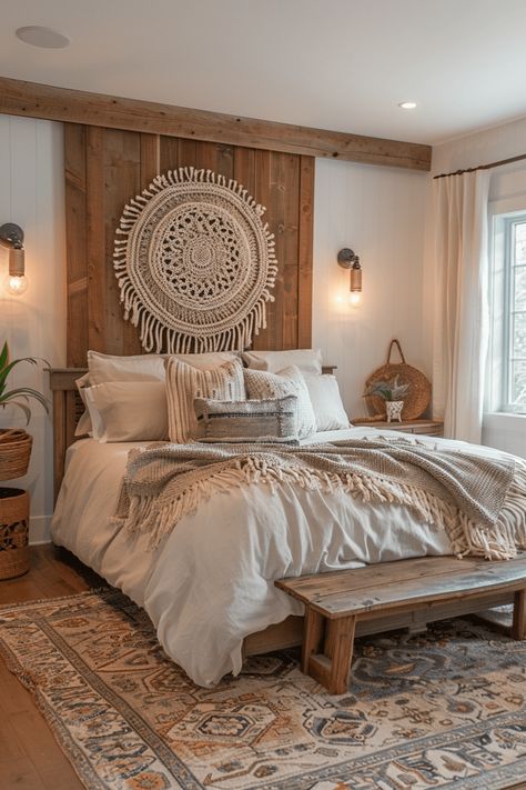 29 Boho Cottage Bedroom Ideas 1 Boho Country Bedroom Ideas, Boho Theme Room, Country Room Aesthetic, Country Boho Bedroom, Bedroom For Teenage Girl, Colorful Bohemian Bedroom Decor, Colorful Bohemian Bedroom, Boho Western Bedroom, Boho Bedroom Green