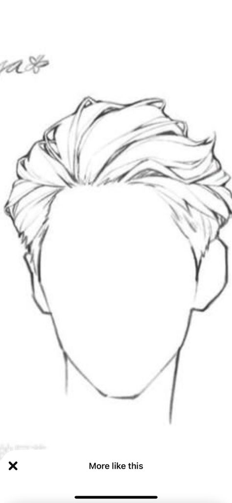 Male Hair Refrences Drawings, Male Hair Illustration, Men Head Shapes Drawing, Drawing Men’s Hair, Slickback Hairstyle Men Drawing, How To Draw Wavy Hair Male, Guy Hair Reference Drawing, Hair Sketches Boy, Slicked Back Hair Men Drawing