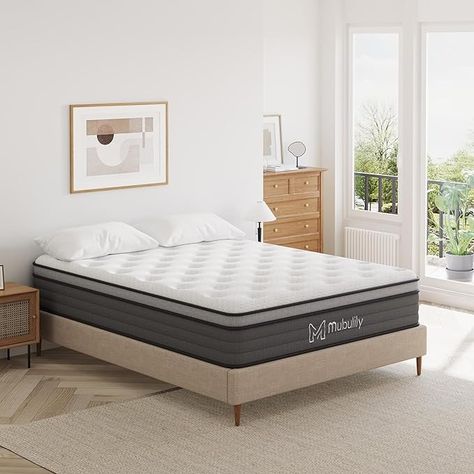 Amazon.com: Mubulily Queen Mattress,10 Inch Hybrid Mattress in a Box with Gel Memory Foam Mattress,Individually Wrapped Pocket Coils Innerspring Mattress,Pressure Relief,Back Pain Relief,CertiPUR-US. : Home & Kitchen Full Mattress, Mattress In A Box, Queen Mattress Size, Gel Memory Foam Mattress, Mattress Frame, Hybrid Mattress, King Mattress, Twin Mattress, Queen Mattress