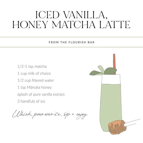 Iced Vanilla Matcha Latte Matcha Latte Benefits, Matcha Recipes Drinks, Matcha Coffee Latte, Matcha Smoothie Recipe, Honey Matcha Latte, Vanilla Matcha Latte Recipe, Iced Matcha Latte Recipe, Healthy Matcha Latte, Hot Matcha Latte Recipe