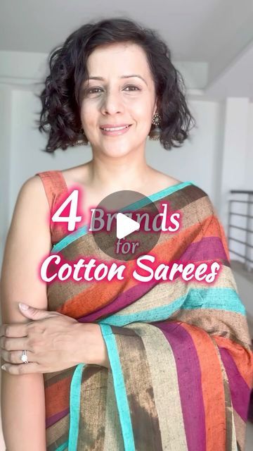 Shweta Mathur on Instagram: "Check out 4 brands to buy cotton sarees 

1. @oaghindia Cotton handloom sarees, tissue, linen, chanderi as well. Very smart and affordable, great for work wear

2. @shreeamore.in Cotton sarees with embroidery and appliqué work, they have a unique collection 

3. @mogasu.goa Mul sarees with quirky prints inspired by Goan houses. They have great styles and colours 

4. @kaisoriindia Gorgeous kota sarees with block prints, they also have maaheshwaris and cotton silks

My saree from @oaghindia 

#saree #sari #cotton #handloom #kota #mulmul #blockprinting #workwear #summer #styletip #wheretobuy" Cotton Saree Styling, Goan Houses, Mulmul Cotton Sarees, Workwear Summer, Appliqué Work, Quirky Prints, Cotton Saree Designs, Kota Sarees, Trendy Sarees