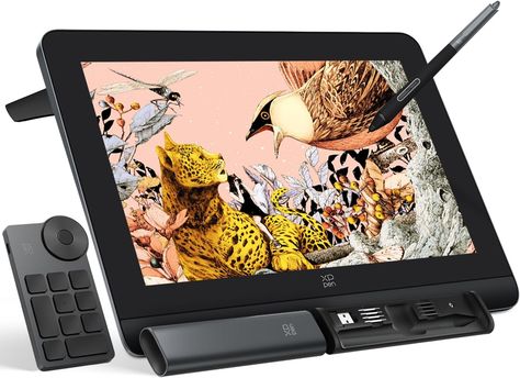 XPPen Artist Pro 16 Gen2 2.5K 16 inch QHD Drawing Tablet with Full Laminated Anti-Glare Screen 16384 Pressure Levels X3 Pro Battery-Free Stylus 159% sRGB Tilt Graphic Drawing Tablet with Mini Keydial Xppen Artist, Lions International, Pen Tablet, Computer Camera, Digital Tablet, Drawing Tablet, Blender 3d, Wearable Technology, Digital Artists