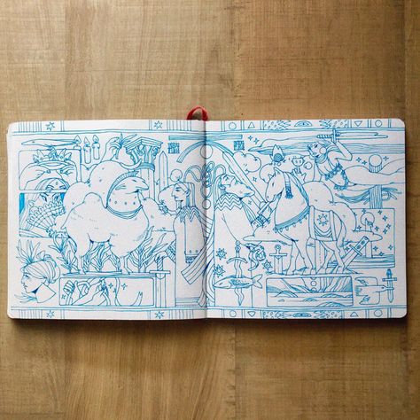 Page Sketches, Sketchbook Art Journal, 수채화 그림, The Other Half, Sketchbook Pages, Sketchbook Journaling, Sketchbook Inspiration, Drawing Tutorials, Painting Illustration