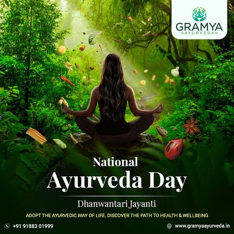 Ayurveda Day Poster, National Ayurveda Day Poster, National Ayurveda Day, Ayurveda Poster, Ayurveda Day, Improving Health, Social Media Sizes, Aids Day, World Aids Day